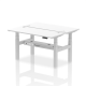 Rayleigh Back-to-Back 2 Person Slimline Height Adjustable Bench Desk